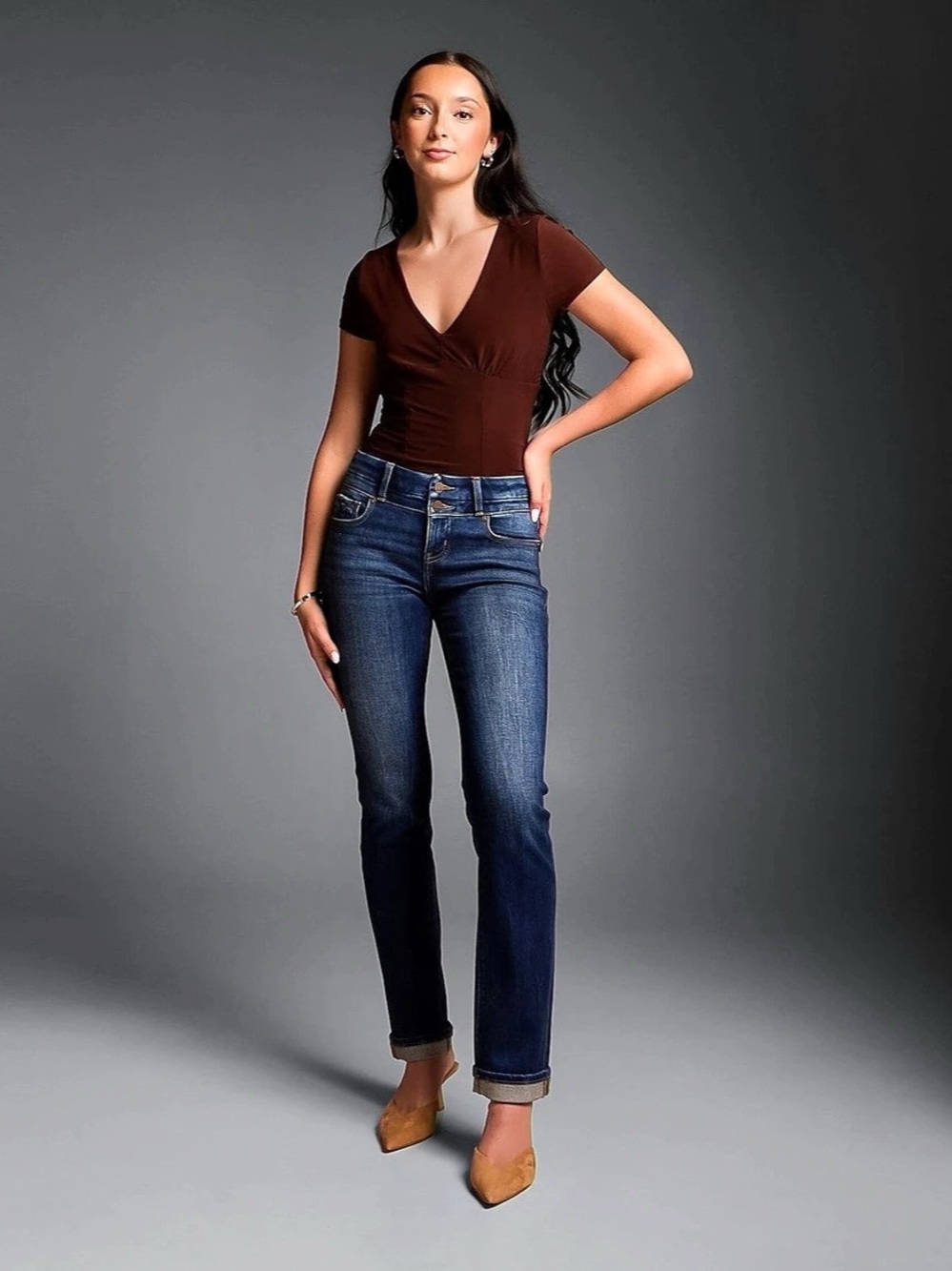 Buckle Black Fit No. 53 Straight Leg Jeans Blue Waist 33 x 32